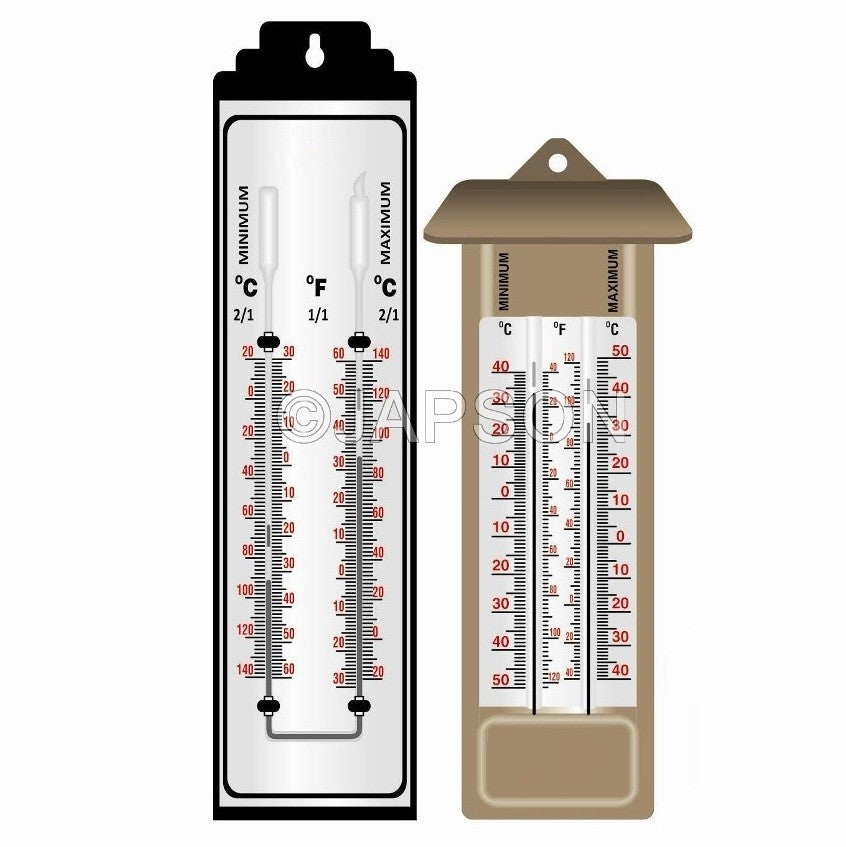 Thermometer, Maximum & Minimum Thermometer, Maximum & Minimum